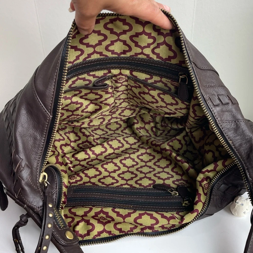 orYANY Tori Washed Lamb Leather Hobo Bag